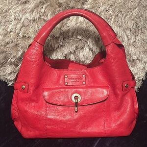 Kate Spade Red Leather Shoulder Bag